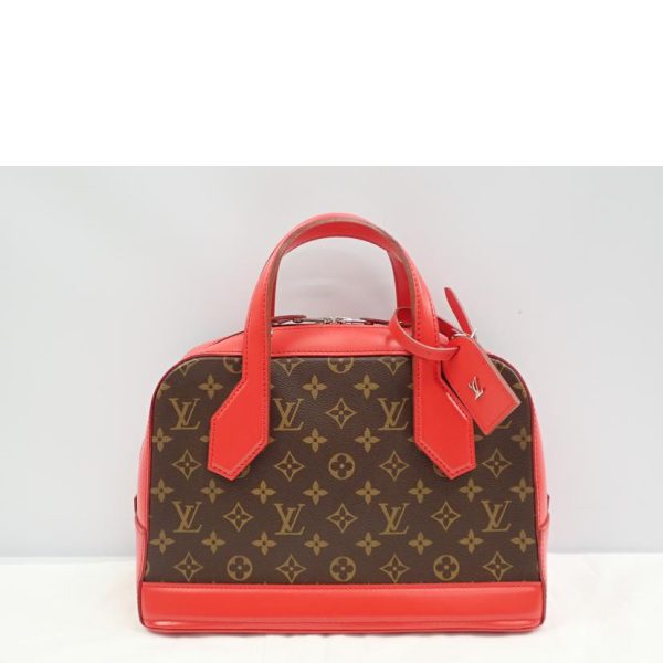 89302 2 Louis Vuitton Dora PM Monogram Handbag Brown