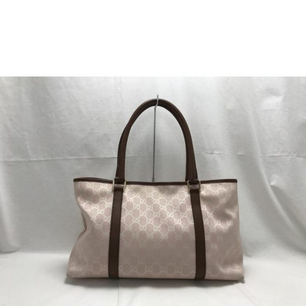 89422 2 Gucci GG Canvas Tote Bag Beige