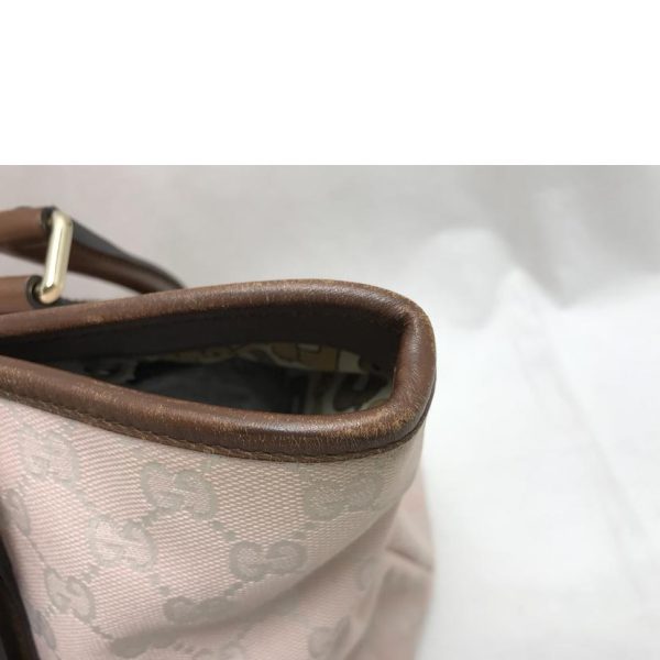 89422 4 Gucci GG Canvas Tote Bag Beige