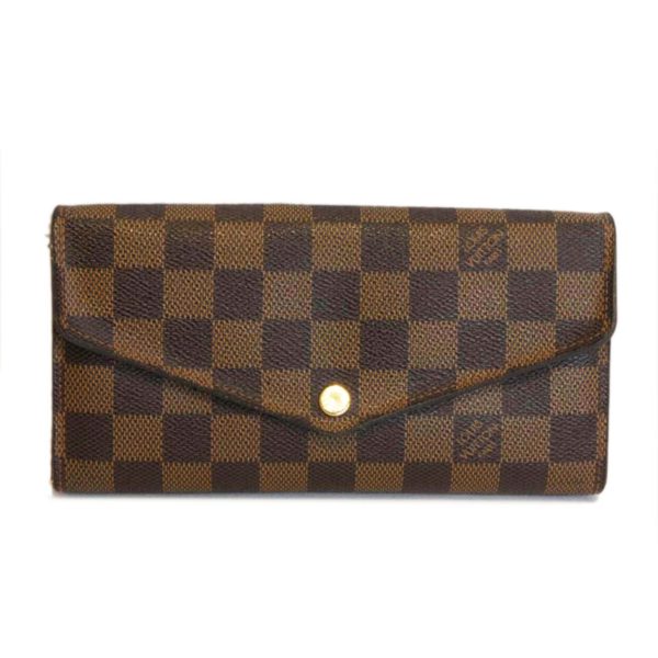 89434 1 Louis Vuitton Portefeuil Sala Damier Wallet Brown