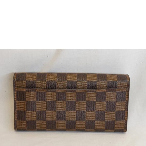 89434 2 Louis Vuitton Portefeuil Sala Damier Wallet Brown