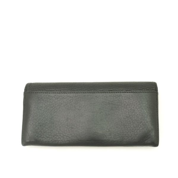 89437 2 Gucci Interlocking G Bifold Long Wallet Black