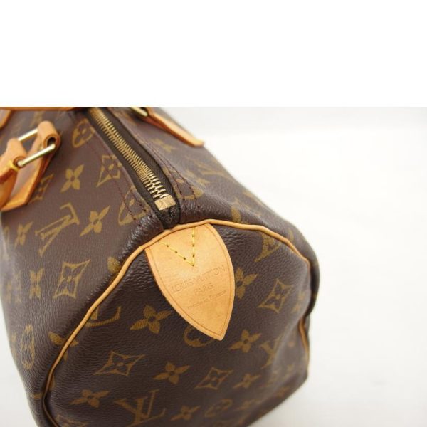 89463 6 Louis Vuitton Speedy 35 Monogram Handbag Brown