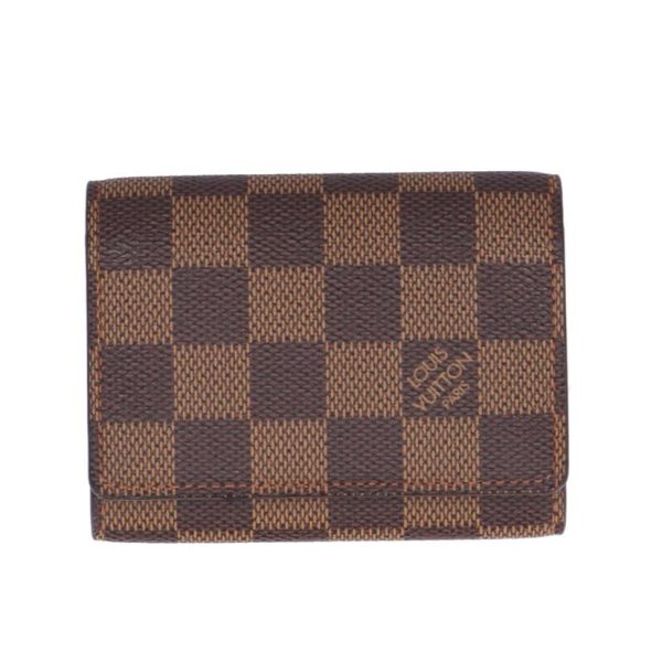 89491 1 Louis Vuitton Anvelope Carte de Visite Damier Card Holder Ebene