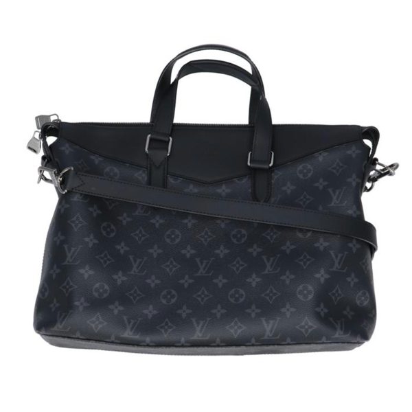 89553 1 Louis Vuitton Briefcase Explorer Monogram Eclipse Bag