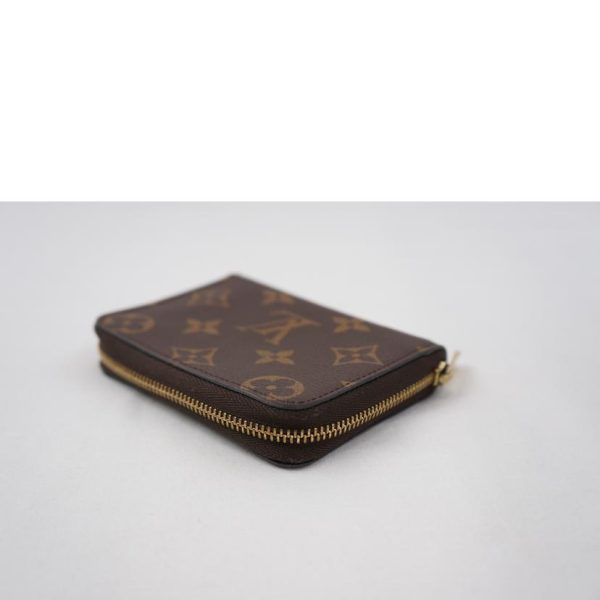 89555 3 Louis Vuitton Zippy Coin Purse Monogram Canvas Brown