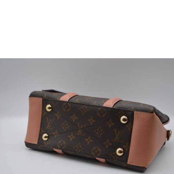 89573 4 Louis Vuitton Soufflot NV BB Monogram Bag Peche