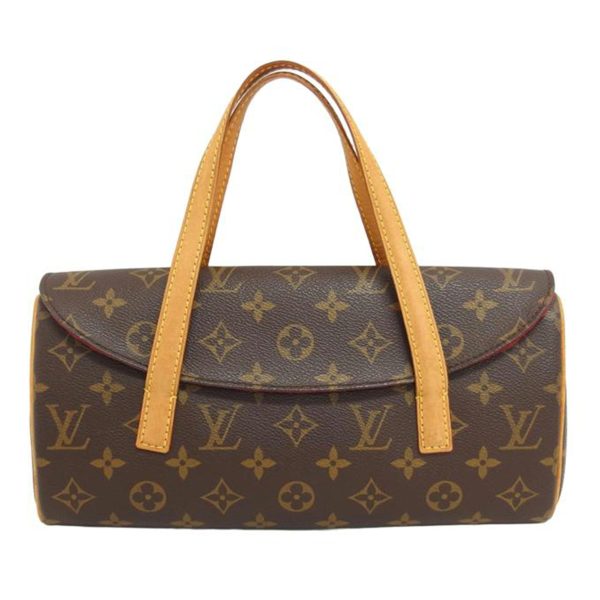 89579 1 Louis Vuitton Sonatine Monogram Handbag Brown