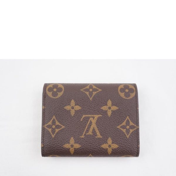 89586 2 Louis Vuitton Portefeuil Helene Monogram Wallet Brown