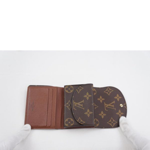 89586 4 Louis Vuitton Portefeuil Helene Monogram Wallet Brown