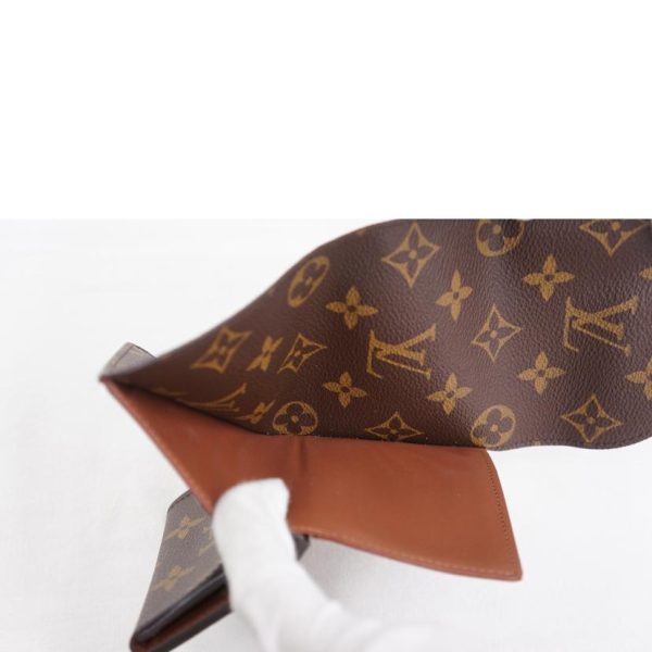 89586 6 Louis Vuitton Portefeuil Helene Monogram Wallet Brown