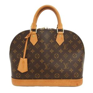 89609 1 Louis Vuitton Pochette Croissant Monogram Shoulder Bag Brown