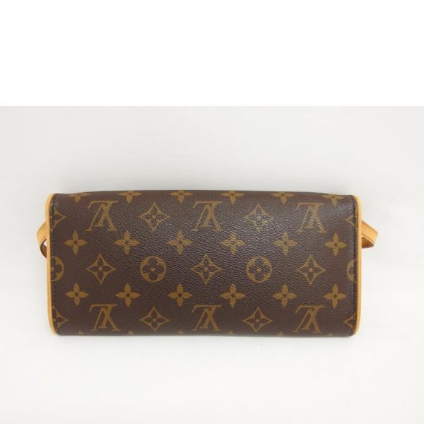 89616 2 Louis Vuitton Pochette Twin GM Monogram Clutch Bag Brown