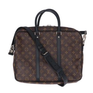 89715 1 Louis Vuitton Trouville Handbag Monogram Brown