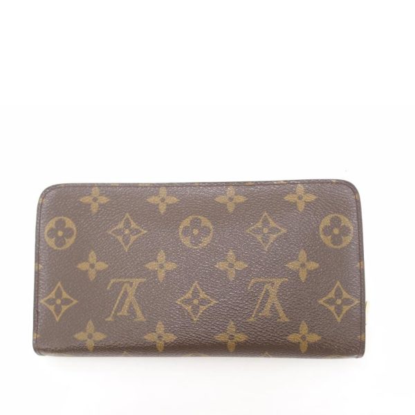 89727 2 Louis Vuitton Portomone Zip Monogram Wallet Brown