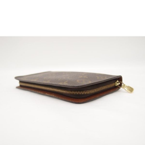 89727 4 Louis Vuitton Portomone Zip Monogram Wallet Brown