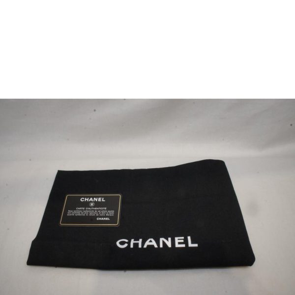 89753 6 Chanel Gold Croco Embossed Single Flap Chain Shoulder Bag Black