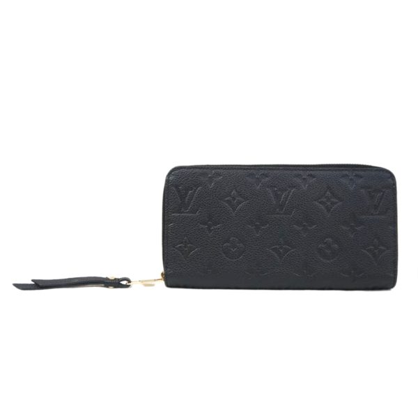 89777 1 Louis Vuitton Zippy Wallet Empreinte Wallet Black