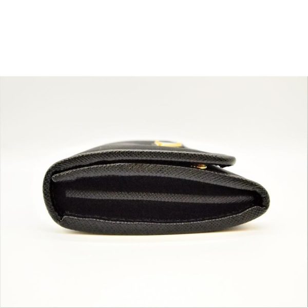 89789 05 PRADA Prada Triango Nero Tessuto Long Wallet Black