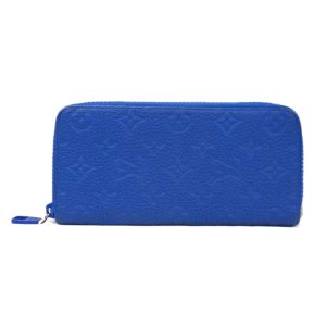 89807 1 Louis Vuitton Monogram Emboss Lamb Leather Zippy Wallet Long Wallet