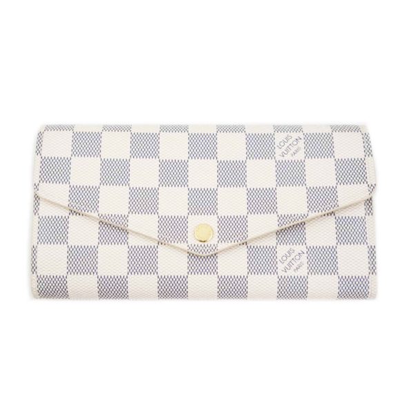 89814 1 Louis Vuitton Portefeuil Sala Damier Azur Wallet