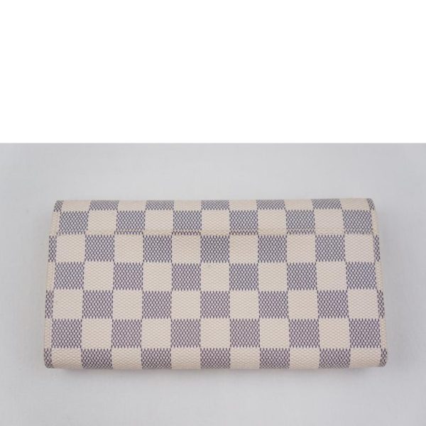 89814 2 Louis Vuitton Portefeuil Sala Damier Azur Wallet