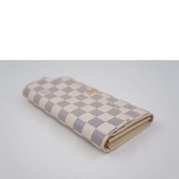 89814 3 Louis Vuitton Portefeuil Sala Damier Azur Wallet