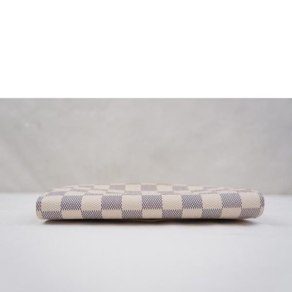 89814 8 Louis Vuitton Portefeuil Sala Damier Wallet Azur White