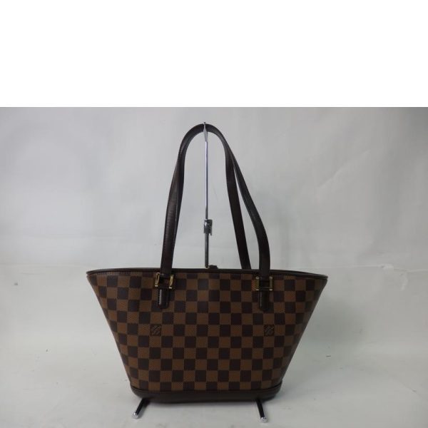 89818 2 Louis Vuitton Manosque PM Damier Bag Ebene