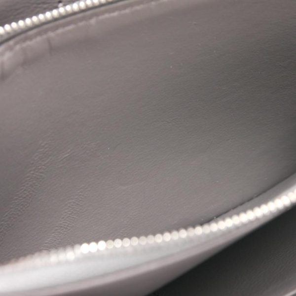 89838 5 Balenciaga Round Zip Wallet Bag Gray