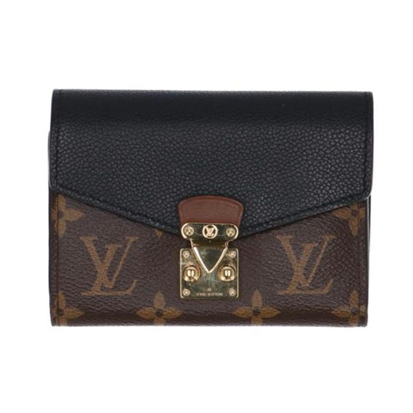 89845 1 Louis Vuitton Portefeuille Pallas Wallet Monogram Canvas Brown