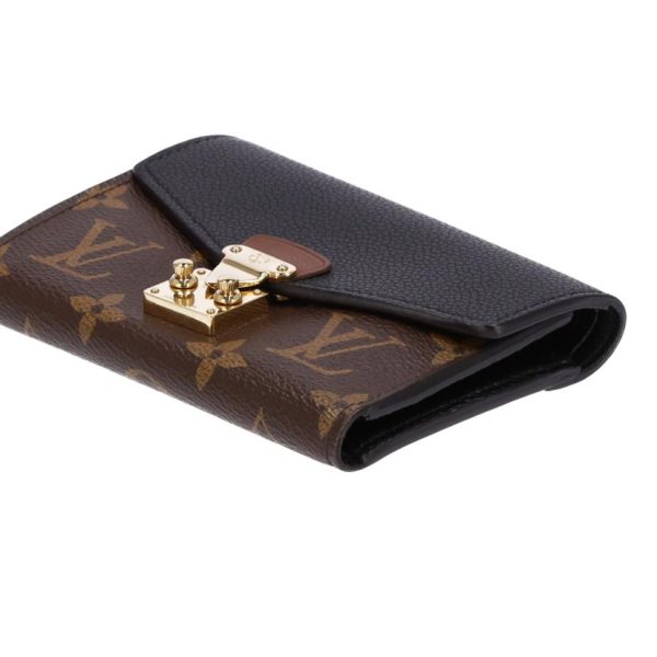 89845 3 Louis Vuitton Portefeuille Pallas Wallet Monogram Canvas Brown