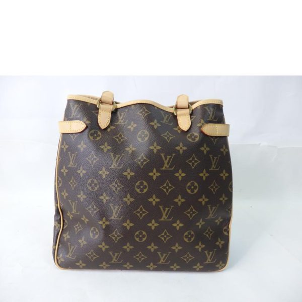 89856 2 Louis Vuitton Batignolles Vertical Monogram Bag Brown