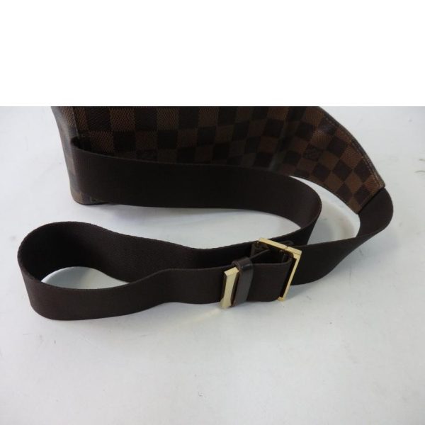 89862 5 Louis Vuitton Jeronimos Bag Damier Canvas Brown