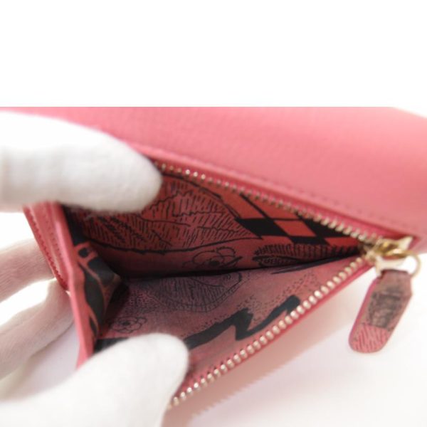 89869 5 Chanel Lucky Flower Trifold Wallet Pink