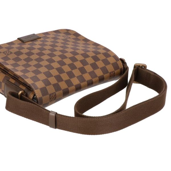 89883 4 Louis Vuitton District PM Damier Ebene Messenger Bag Brown