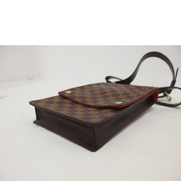 89982 3 Louis Vuitton Portobello Damier Ebene Tote Bag Brown