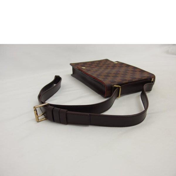 89982 4 Louis Vuitton Portobello Damier Handbag Ebene Brown