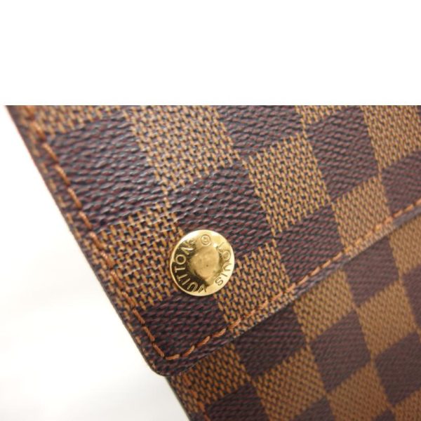 89982 6 Louis Vuitton Portobello Damier Ebene Tote Bag Brown