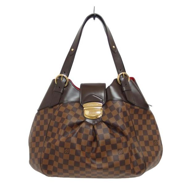 89999 1 Louis Vuitton Sistina GM Damier Handbag Ebene Brown