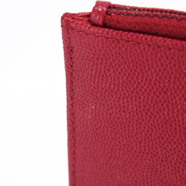 89999 5 Chanel Caviar Long Wallet Red