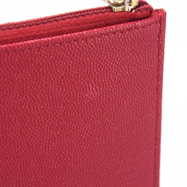 89999 6 Chanel Caviar Long Wallet Red