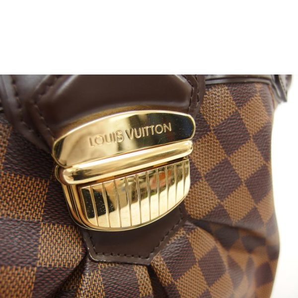 89999 9 Louis Vuitton Sistina GM Damier Handbag Ebene Brown