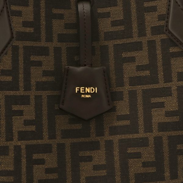 8bh415afpm 4 FENDI Origami Large Bucket Bag FF Jacquard