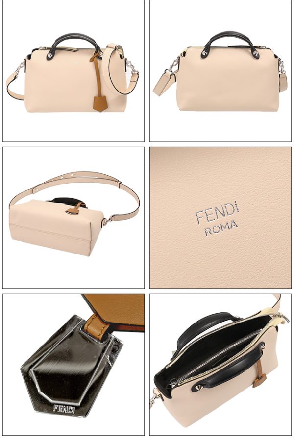 8bl146 5qj f1d5b 2 FENDI BY THE WAY MIDIUM Medium Handbag Beige