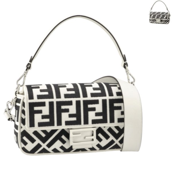 8br600ajqy FENDI Medium Baguette Top Handle Bag