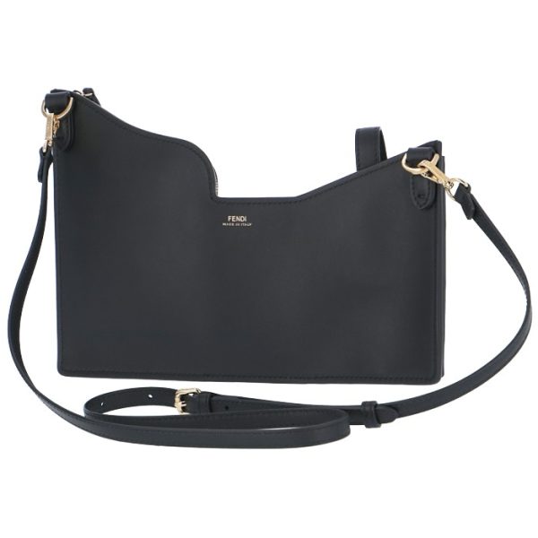 8bs025a5mpf14r8 2 FENDI Baguette Duo Shoulder Bag Black