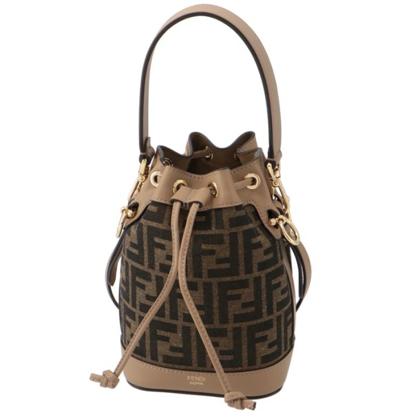 8bs093alp3 1 FENDI Montresor Small Zucca Pattern FF Jacquard Mini Crossbody Bag