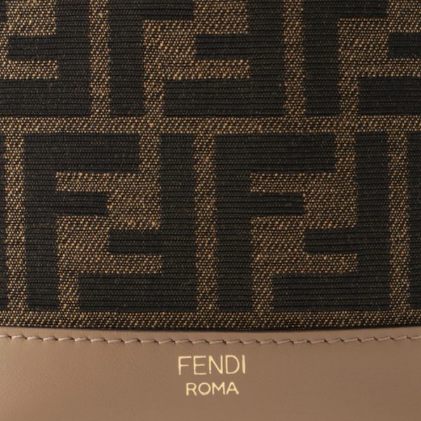 8bs093alp3 4 FENDI Montresor Small Zucca Pattern FF Jacquard Mini Crossbody Bag