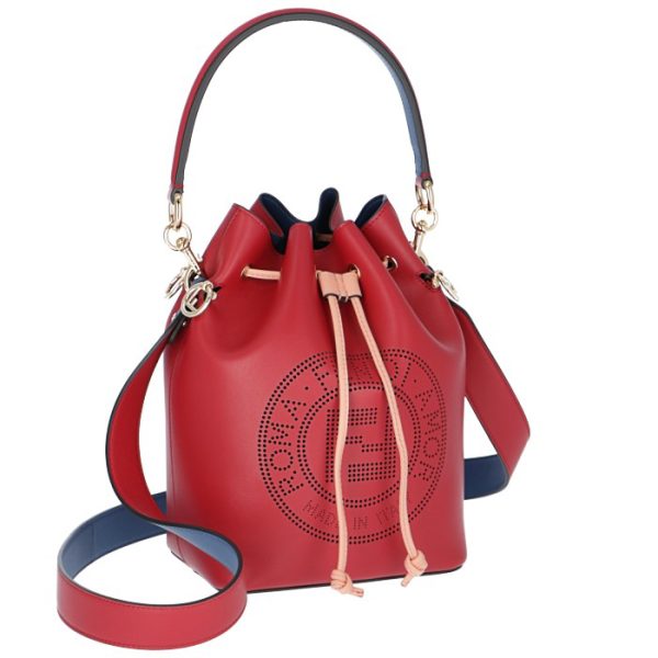 8bt309a7sqf0mvv FENDI Montresor Small Shoulder Bag Red